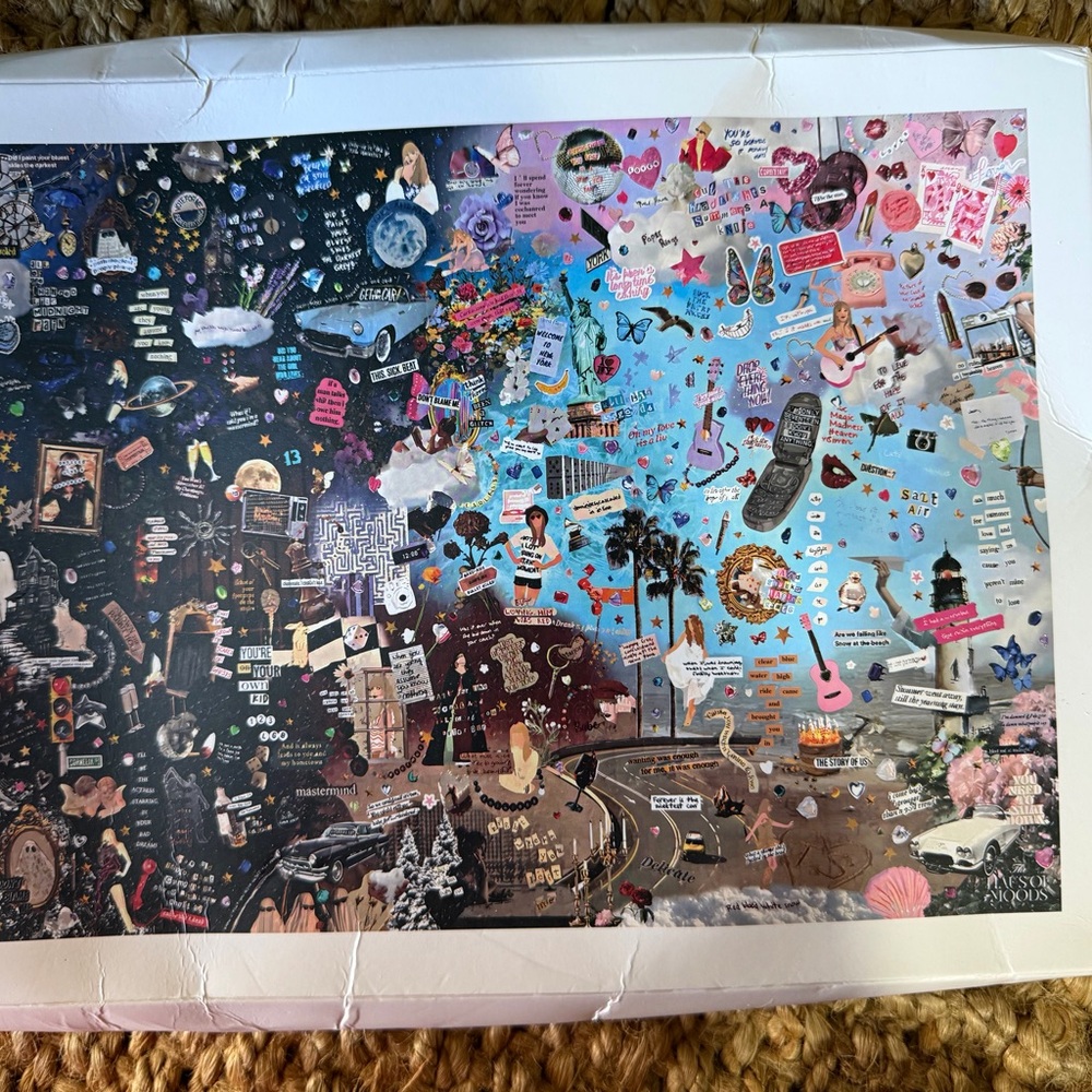 Taylor swift  puzzle Colorful Collage Art Print 1000‎ pieces unopened
